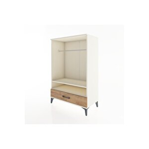 Hyperion Dolap 2 Raflı Tek Çekmeceli Tek Askılı 88x44x134 Aytaşı-çam