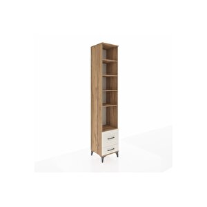 Hyperion Dolap 5 Raflı 2 Çekmeceli 44x44x243 Çam-aytaşı
