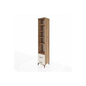 Hyperion Dolap 5 Raflı 2 Çekmeceli 44x44x243 Çam-aytaşı
