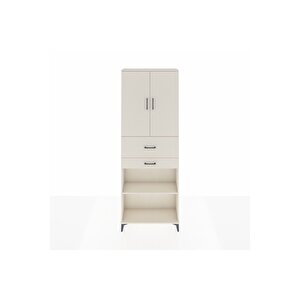 Arges Dolap 4 Raflı 2 Çekmeceli 2 Kapaklı 88x30x243 Aytaşı-aytaşı