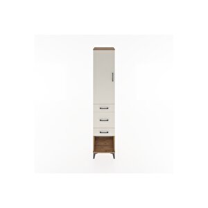 Hyperion Dolap 2 Raflı 3 Çekmeceli Tek Askılı 44x44x221 Çam-aytaşı