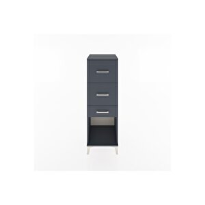 Hyperion Dolap 3 Çekmeceli 44x44x134 Antrasit-antrasit