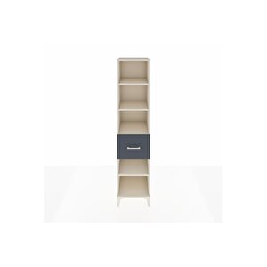 Hyperion Dolap 4 Raflı Tek Çekmeceli 44x44x195 Aytaşı-antrasit