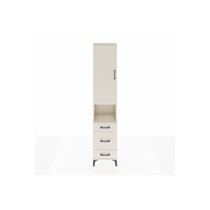 Arges Dolap 3 Raflı 3 Çekmeceli Tek Askılı 44x30x221 Aytaşı-aytaşı