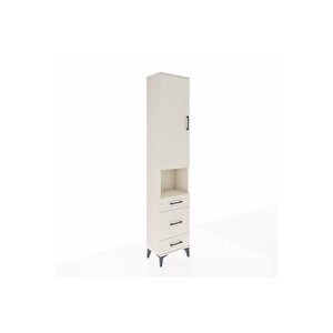 Arges Dolap 3 Raflı 3 Çekmeceli Tek Askılı 44x30x221 Aytaşı-aytaşı