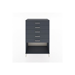 Hyperion Dolap 5 Çekmeceli 88x44x134 Antrasit-antrasit
