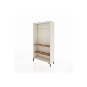 Arges Dolap 2 Raflı Kapaklı Tek Askılı 88x30x163 Aytaşı-çam