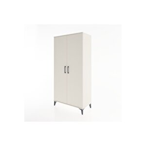 Hyperion Dolap 2 Raflı 2 Kapaklı Tek Askılı 88x44x182 Aytaşı-aytaşı