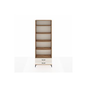 Arges Dolap 5 Raflı 2 Çekmeceli 88x30x243 Çam-aytaşı