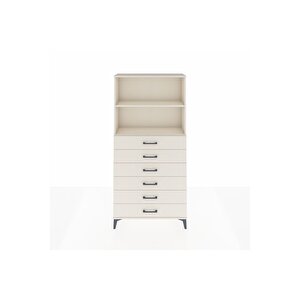 Arges Dolap 2 Raflı 6 Çekmeceli 88x30x182 Aytaşı-aytaşı