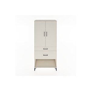 Hyperion Dolap 3 Raflı 2 Çekmeceli 2 Kapaklı 88x44x195 Aytaşı-aytaşı