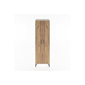 Hyperion Dolap 3 Raflı 2 Kapaklı Tek Askılı 60x44x195 Aytaşı-çam