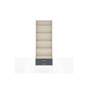 Arges Dolap 5 Raflı 2 Çekmeceli 88x30x243 Aytaşı-antrasit