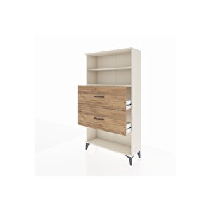 Arges Dolap 2 Raflı 2 Çekmeceli 88x30x163 Aytaşı-çam