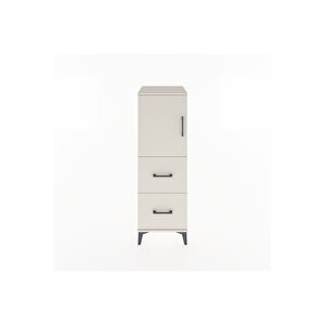 Hyperion Dolap 2 Raflı 2 Çekmeceli Tek Kapaklı 44x44x134 Aytaşı-aytaşı