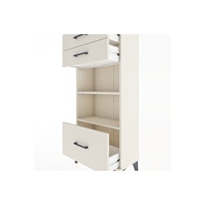 Hyperion Dolap 2 Raflı 3 Çekmeceli 60x44x134 Aytaşı-aytaşı