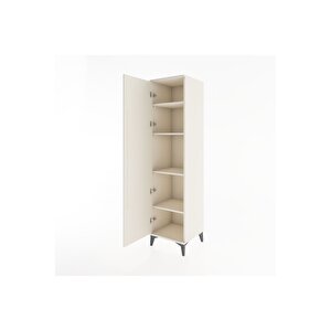 Hyperion Dolap 4 Raflı Tek Kapaklı 44x44x182 Aytaşı-aytaşı