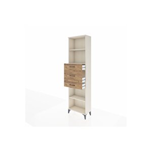 Arges Dolap 3 Raflı 3 Çekmeceli 60x30x221 Aytaşı-çam