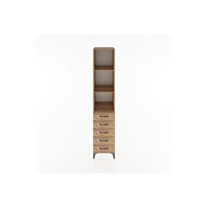 Hyperion Dolap 3 Raflı 5 Çekmeceli 44x44x221 Çam-çam