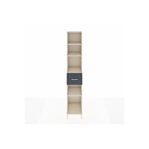 Hyperion Dolap 4 Raflı Tek Çekmeceli 44x44x243 Aytaşı-antrasit