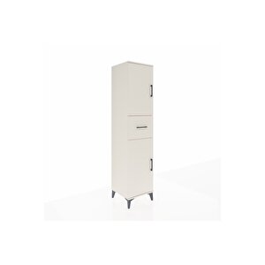 Hyperion Dolap 3 Raflı Tek Çekmeceli 2 Kapaklı 44x44x195 Aytaşı-aytaşı