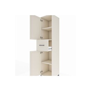 Hyperion Dolap 3 Raflı Tek Çekmeceli 2 Kapaklı 44x44x195 Aytaşı-aytaşı