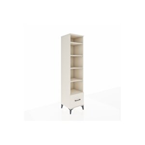 Hyperion Dolap 5 Raflı Tek Çekmeceli 44x44x195 Aytaşı-aytaşı