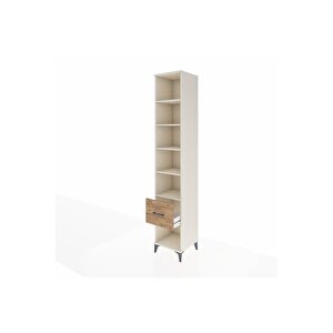Hyperion Dolap 5 Raflı Tek Çekmeceli 44x44x243 Aytaşı-çam