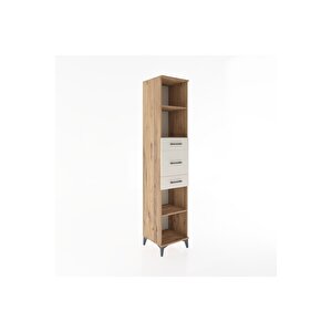 Hyperion Dolap 3 Raflı 3 Çekmeceli 44x44x221 Çam-aytaşı