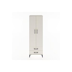 Hyperion Dolap 4 Raflı 2 Çekmeceli 2 Kapaklı 60x44x182 Aytaşı-aytaşı