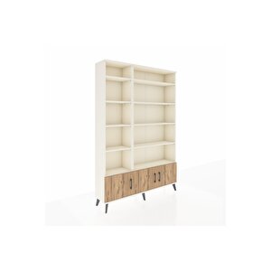 Arges Dolap 10 Raflı 3 Kapaklı 132x30x195 Aytaşı-çam/aytaşı