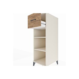 Kronos Dolap 2 Raflı Tek Çekmeceli 44x59x134 Aytaşı-çam