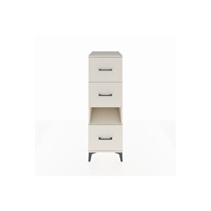 Kronos Dolap Tek Raflı 3 Çekmeceli 44x59x134 Aytaşı-aytaşı