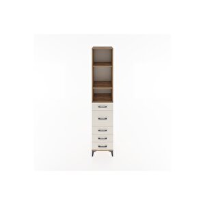 Hyperion Dolap 3 Raflı 5 Çekmeceli 44x44x221 Çam-aytaşı