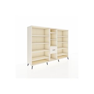 Hyperion Dolap 11 Raflı 3 Çekmeceli  220x44x163 Aytaşı-aytaşı