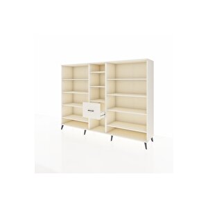 Hyperion Dolap 11 Raflı 3 Çekmeceli  220x44x163 Aytaşı-aytaşı