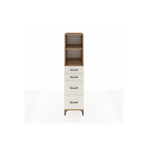 Kronos Dolap 2 Raflı 4 Çekmeceli 44x59x182 Çam-aytaşı