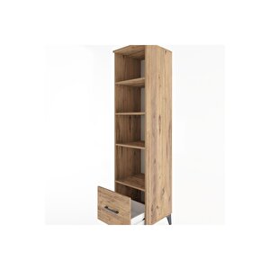 Hyperion Dolap 4 Raflı Tek Çekmeceli 44x44x182 Çam-çam
