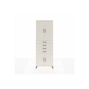 Arges Dolap 3 Raflı 4 Çekmeceli 4 Kapaklı 88x30x243 Aytaşı-aytaşı