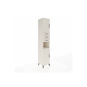 Hyperion Dolap 4 Raflı 3 Çekmeceli 2 Kapaklı 44x44x243 Aytaşı-aytaşı