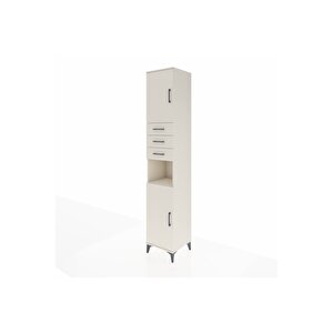 Hyperion Dolap 4 Raflı 3 Çekmeceli 2 Kapaklı 44x44x243 Aytaşı-aytaşı