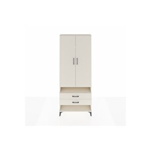 Arges Dolap 4 Raflı 2 Çekmeceli 2 Kapaklı 88x30x221 Aytaşı-aytaşı