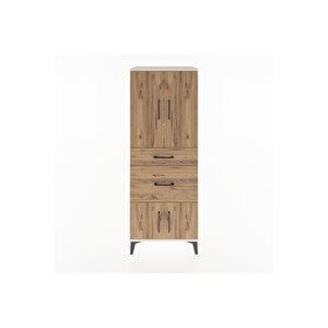 Hyperion Dolap 3 Raflı 2 Çekmeceli 4 Kapaklı 60x44x163 Aytaşı-çam