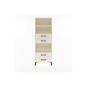 Arges Dolap 3 Raflı 4 Çekmeceli 60x30x163 Aytaşı-aytaşı