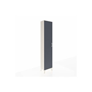 Arges Dolap 5 Raflı Tek Kapaklı 44x30x221 Aytaşı-antrasit