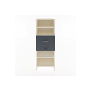 Hyperion Dolap 3 Raflı 2 Çekmeceli 60x44x163 Aytaşı-antrasit