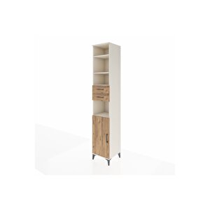 Hyperion Dolap 5 Raflı 2 Çekmeceli Tek Kapaklı 44x44x243 Aytaşı-çam