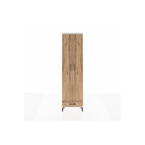 Arges Dolap 5 Raflı Tek Çekmeceli 2 Kapaklı 60x30x221 Aytaşı-çam