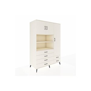 Kronos Dolap 9 Raflı 6 Çekmeceli 3 Kapaklı 132x59x195 Aytaşı-aytaşı/aytaşı