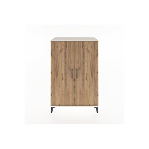 Hyperion Dolap 2 Raflı 2 Kapaklı Tek Askılı 88x44x134 Aytaşı-çam